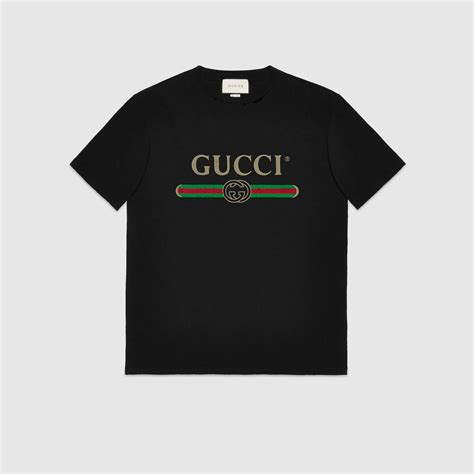 gucci shirt goose|gucci logo t shirt.